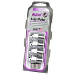 Chrome Regular .746 Shank Style Lug Nut Set (7/16-20 Thread Size) - Set of 4 Lug Nuts and 4 Washers