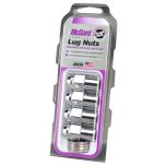 Chrome Regular .746 Shank Style Lug Nut Set (M12 x 1.25 Thread Size) - Set of 4 Lug Nuts and 4 Washers