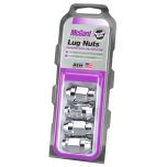 Chrome Bulge Cone Seat Style Lug Nut Set (M12 x 1.5 Thread Size) - Set of 4 Lug Nuts