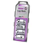 Chrome Bulge Cone Seat Style Lug Nut Set (M14 x 1.5 Thread Size) - Set of 4 Lug Nuts