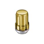 Gold SplineDrive Lug Nuts (M12 x 1.5 Thread Size) - Box of 50 Lug Nuts; Requires 65100 Or 65300 Installation Tool.