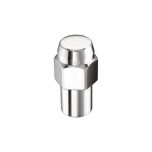 Chrome Regular .746 Shank Lug Nuts (M12 x 1.25 Thread Size) - Box of 100 Lug Nuts