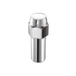 Chrome Extra Long 1.365 Shank Style Lug Nut Set (1/2 - 20 Thread Size) - Box of 100 Lug Nuts and 100 Washers