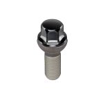 Black Bulge Seat Style Lug Bolt (M14 x 1.5 Thread Size) - Box of 50 Lug Bolts
