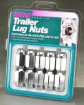 McGard 74043 Chrome Cone Seat Style Trailer Lug Nut Set (1/2-20 Thread Size) - Set of 10