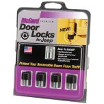 Jeep Wrangler 4 Door Lock Set(M6 x 1.0 Thread Size) - Set of 4 Locks & 1 Key